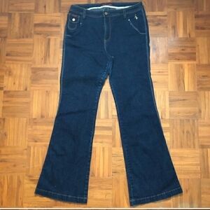 Baby Phat Women's Boot Cut Jeans - Dark Blue